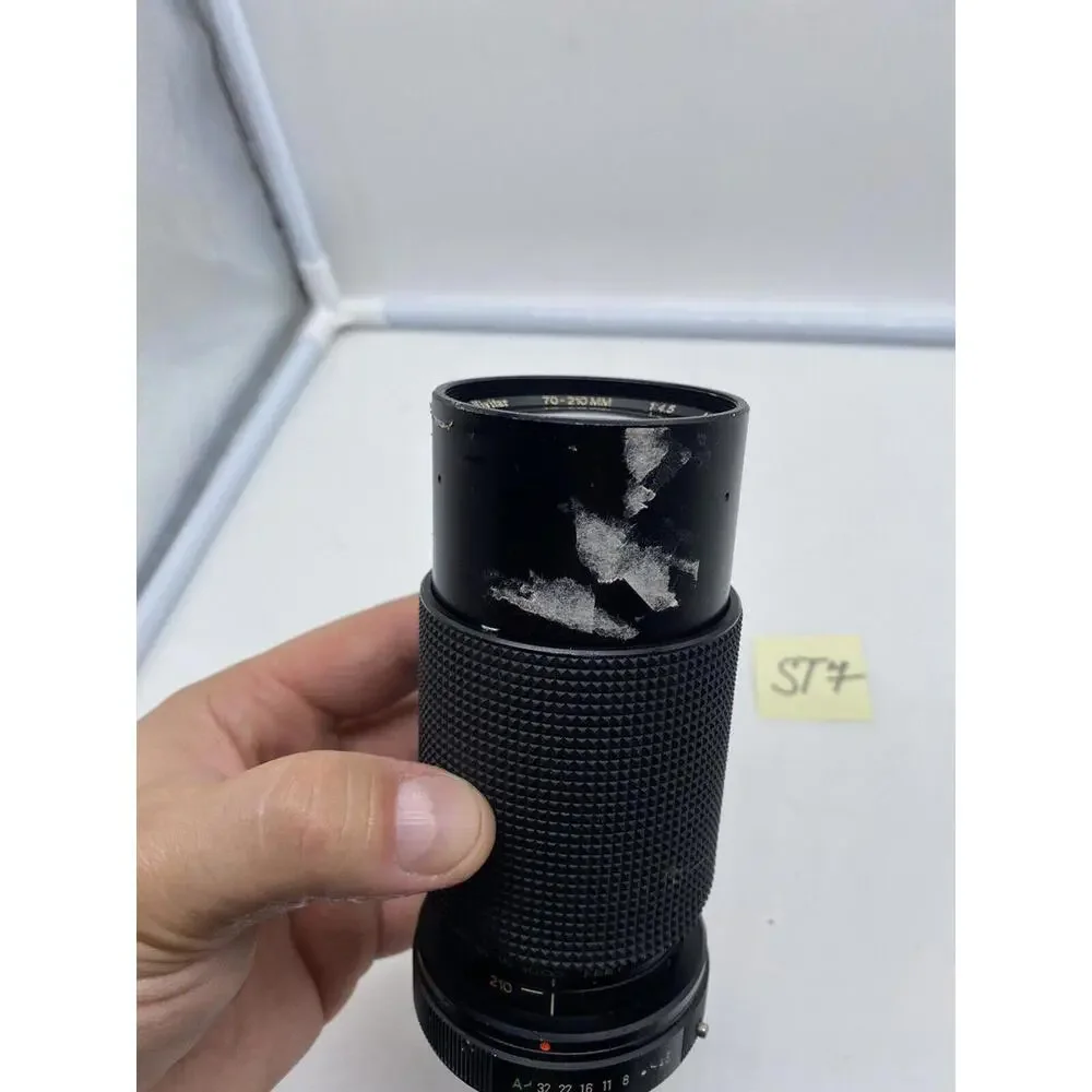 Used Vivitar 70-210mm 52mm 1:4.5 Macro Focusing Lens 77562279